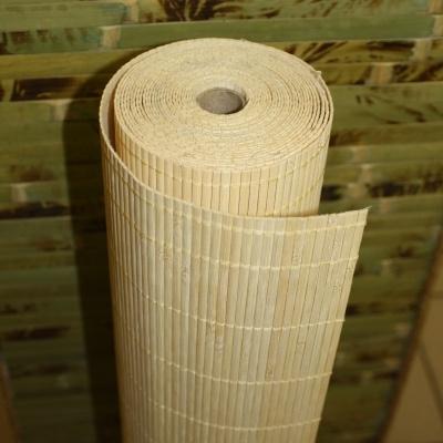Бамбуковое полотно с нитью ламели 5 мм натур. шир. 0,9 м.