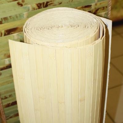 Бамбуковое полотно ламель 17мм, цвет натуральный